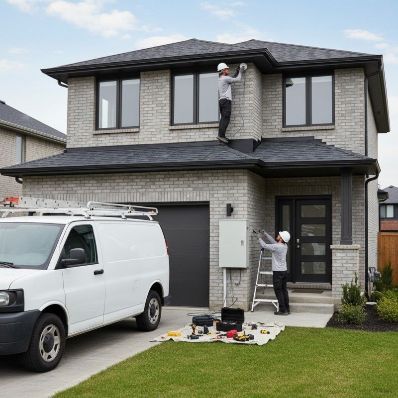 Local Security Camera Installation pros at work