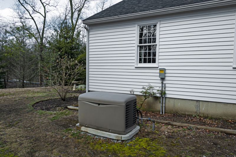 Generator Installed on a Home Exterior