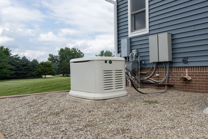 Generator Installed Near a Home